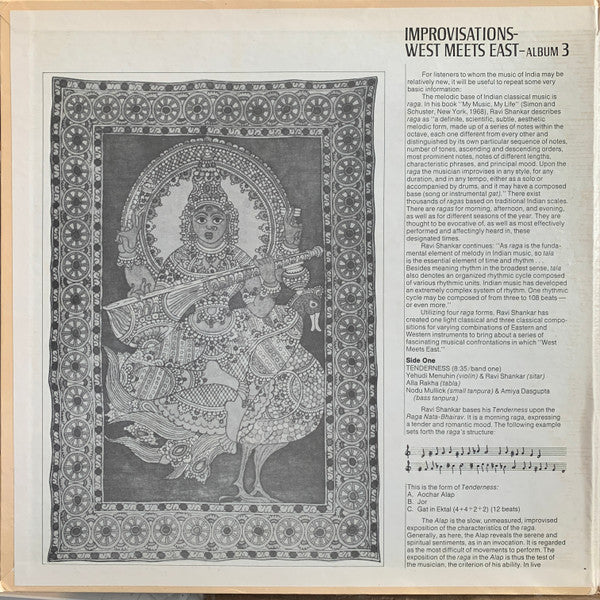 Yehudi Menuhin - Improvisations - West Meets East - Album 3