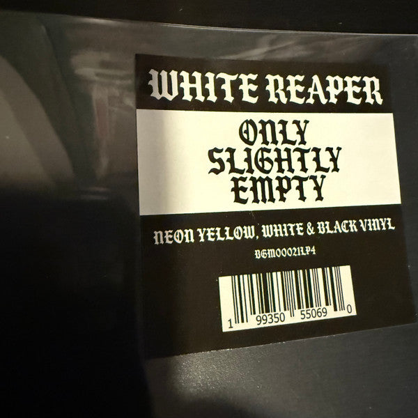 White Reaper - Only Slightly Empty [NEON YELLOW WHITE & BLACK]