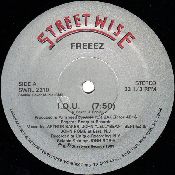 Freeez - I.O.U.
