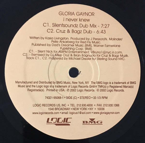 Gloria Gaynor - I Never Knew