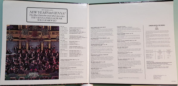 Wiener Philharmoniker - New Year's In Vienna! (The Blue Danube And Other Favorites)