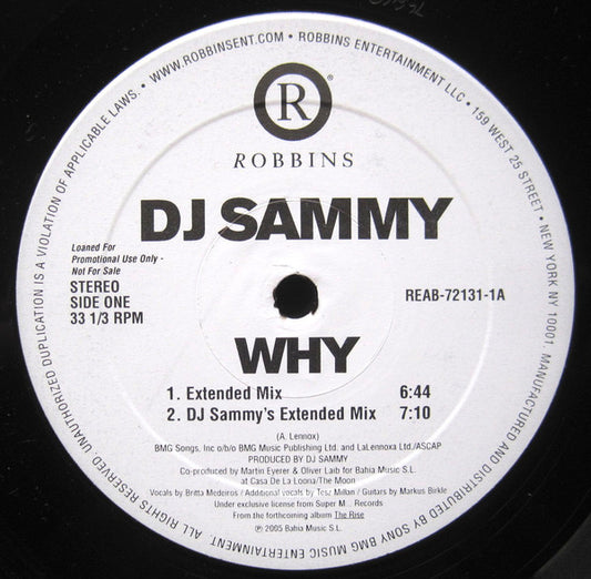 DJ Sammy - Why