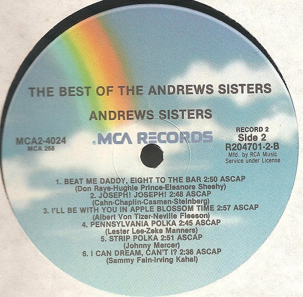 The Best Of The Andrews Sisters