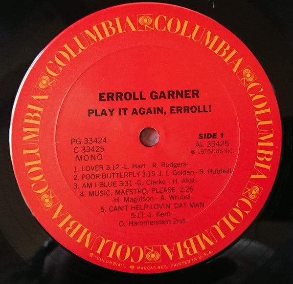 Erroll Garner - Play It Again, Erroll!