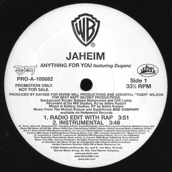 Jaheim - Anything For You
