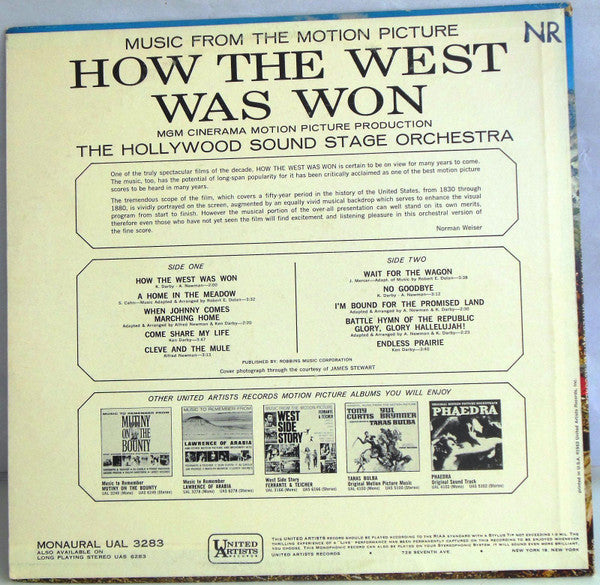 Music From The Motion Picture How The West Was Won