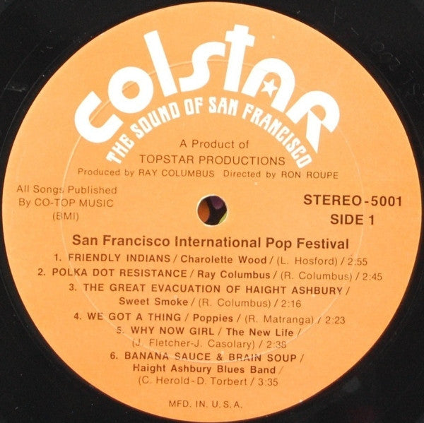 Various - San Francisco International Pop Festival (Volume 1)
