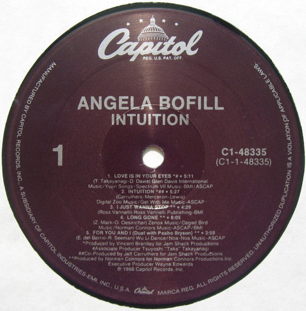 Angela Bofill - Intuition