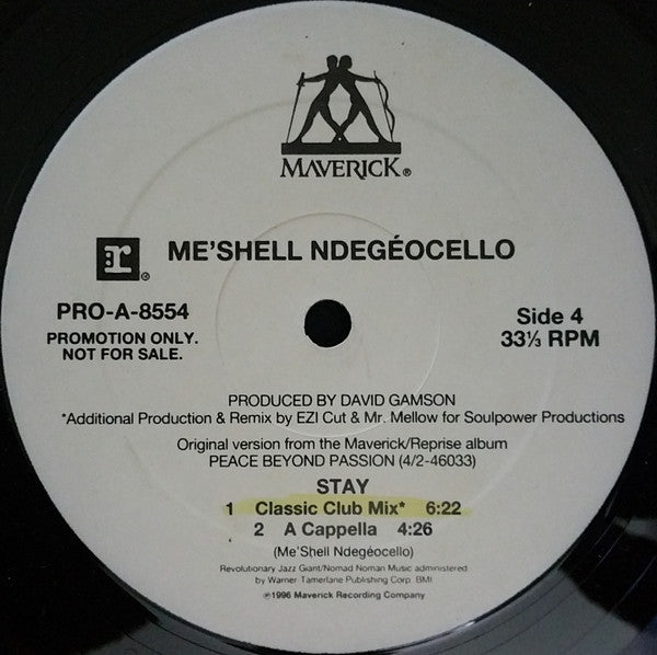 Me'Shell NdegéOcello - Stay