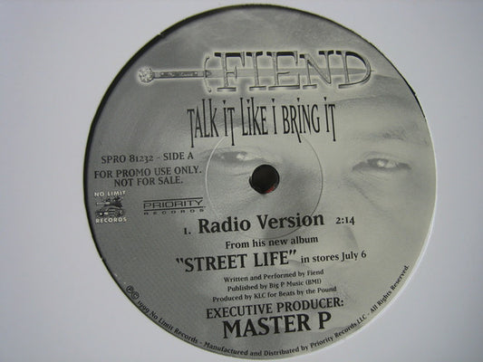 Fiend (2) - Talk It Like I Bring It