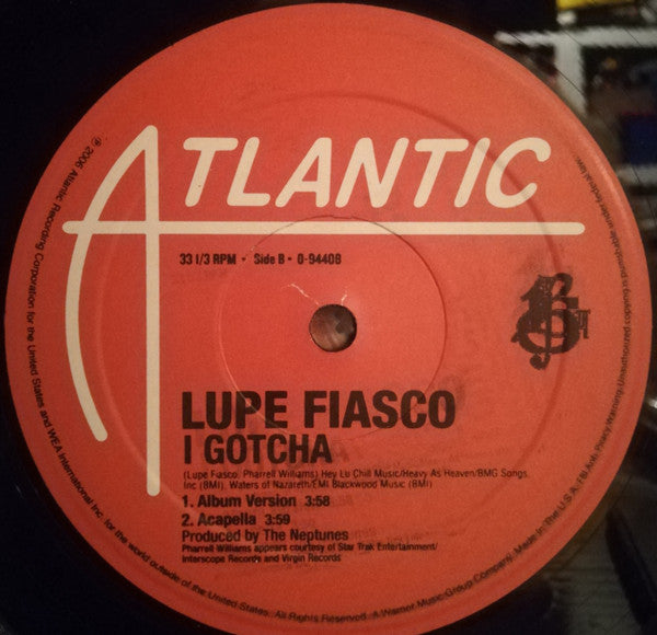 Lupe Fiasco - I Gotcha