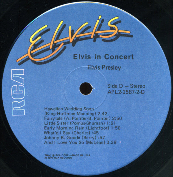 Elvis Presley - Elvis In Concert