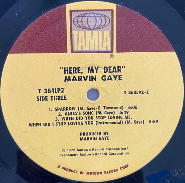 Marvin Gaye - Here, My Dear