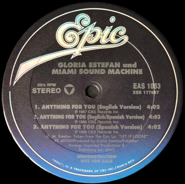 Miami Sound Machine - Anything For You