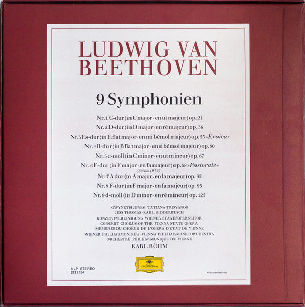 Ludwig van Beethoven - 9 Symphonien