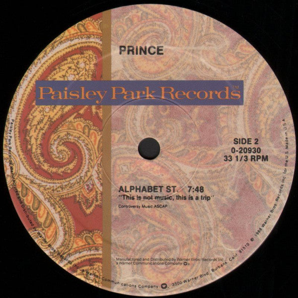 Prince - Alphabet St.