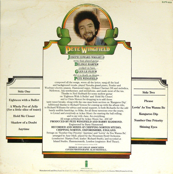 Pete Wingfield - Breakfast Special