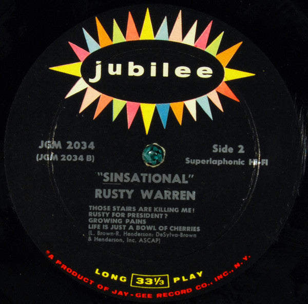 Rusty Warren - Sinsational