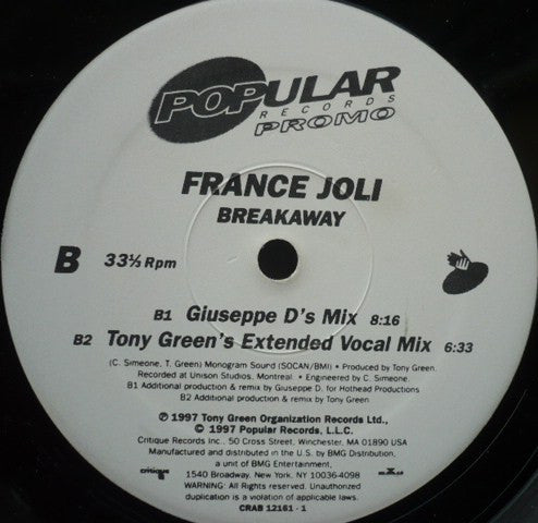 France Joli - Breakaway