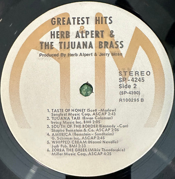 Herb Alpert & The Tijuana Brass - Greatest Hits