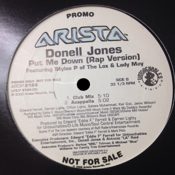Donell Jones - Put Me Down (Rap Version)