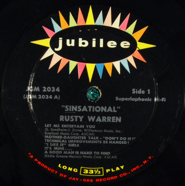 Rusty Warren - Sinsational