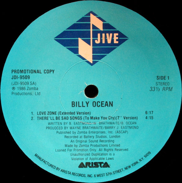 Billy Ocean - Love Zone