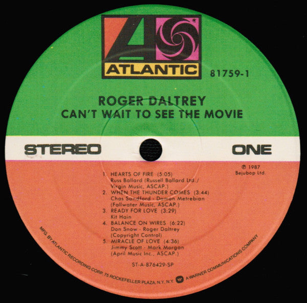 Roger Daltrey - Can't Wait To See The Movie