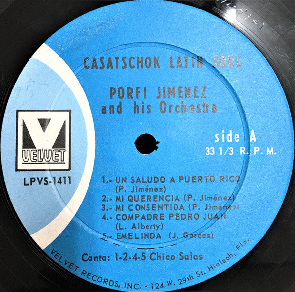 Porfi Jiménez Y Su Orquesta - Casatshok Latin Soul