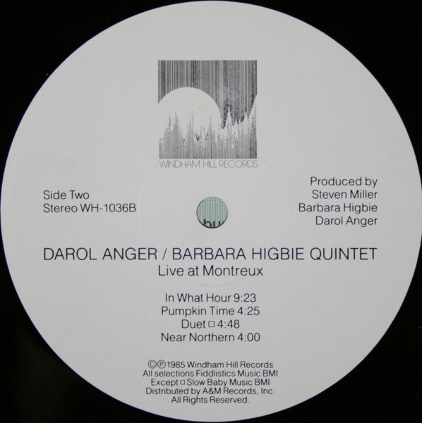 Darol Anger / Barbara Higbie Quintet - Live At Montreux