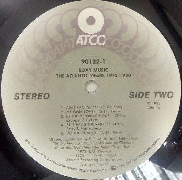 Roxy Music - The Atlantic Years 1973 - 1980