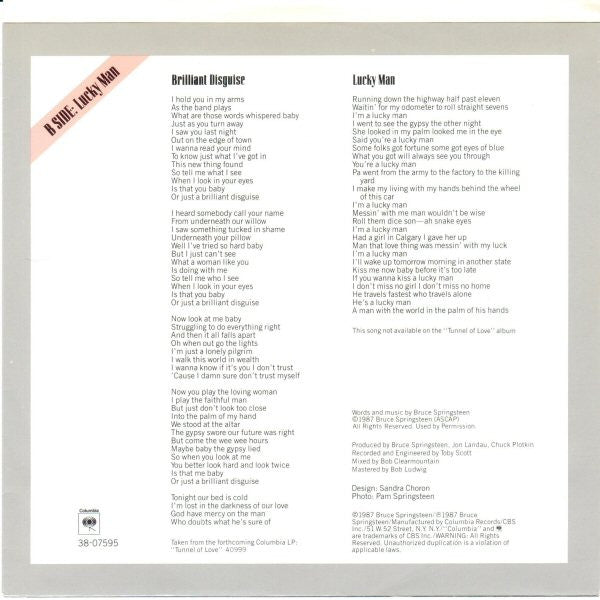 Bruce Springsteen - Brilliant Disguise