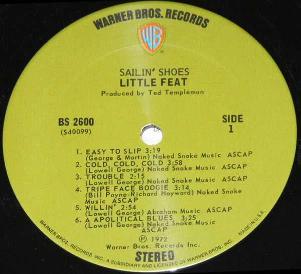 Little Feat - Sailin' Shoes