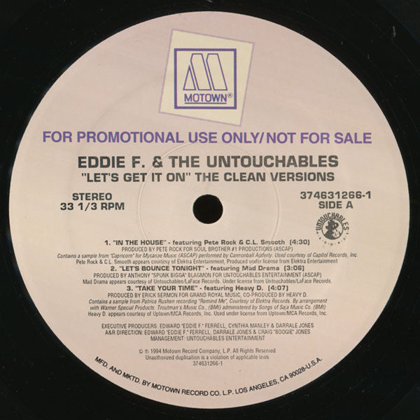 DJ Eddie F - Let's Get It On (The Clean Versions)