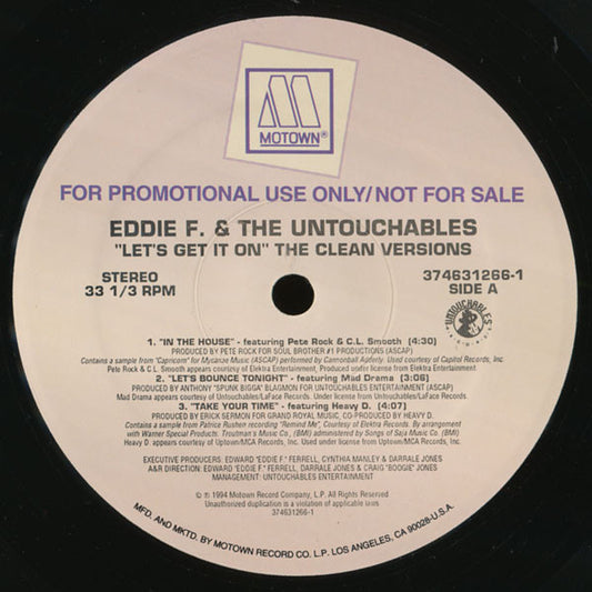 DJ Eddie F - Let's Get It On (The Clean Versions)