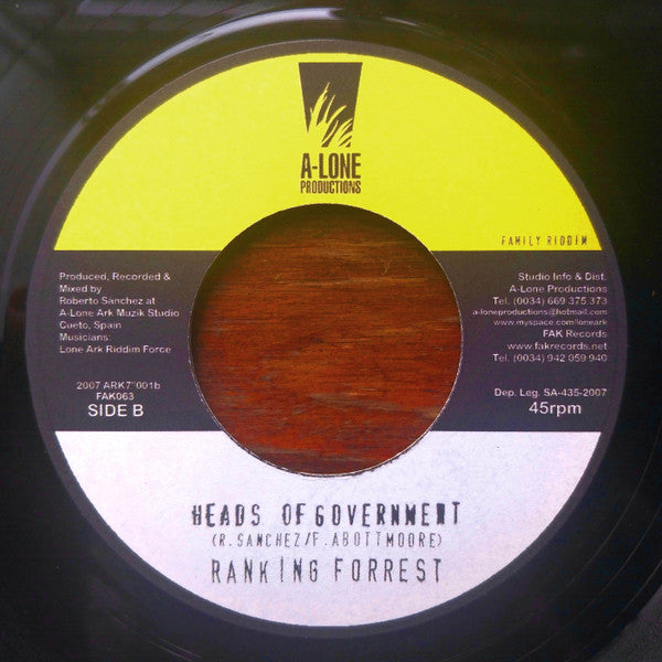 Glen Washington - Jah Jah Delivered Me / Heads Of Government