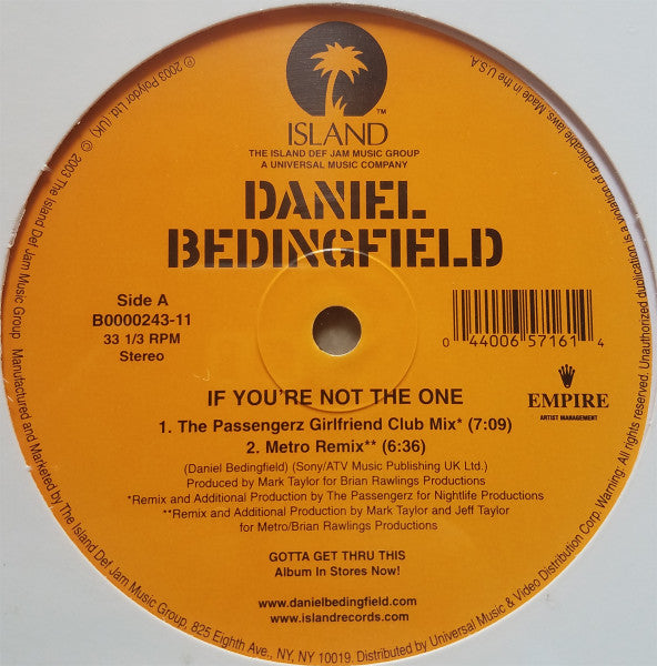 Daniel Bedingfield - If You're Not The One