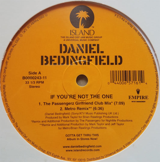 Daniel Bedingfield - If You're Not The One