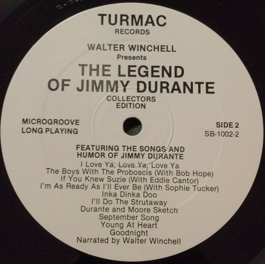 Walter Winchell - The Legend Of Jimmy Durante