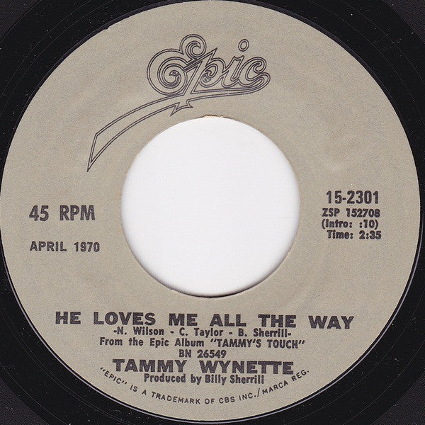 Tammy Wynette - Stand By Your Man / He Loves Me All The Way