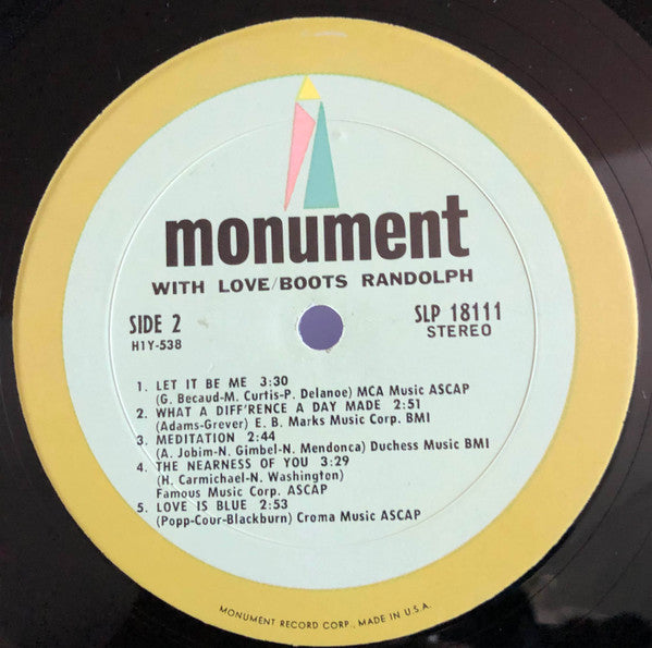 Boots Randolph - ...With Love