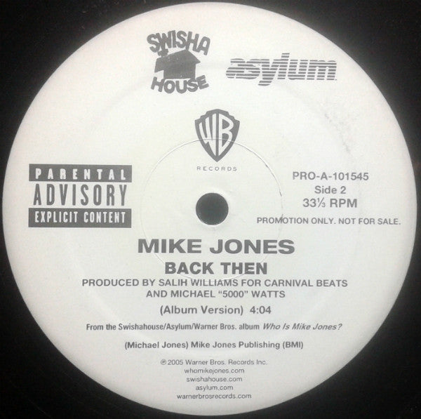 Mike Jones (2) - Back Then