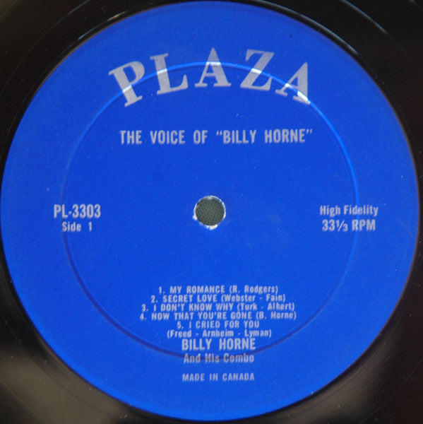 Billy Horne - The Voice Of Billy Horne
