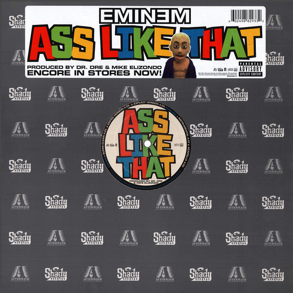 Eminem - Ass Like That [12", CLEAR VINYL]