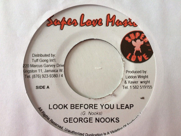 George Nooks - Look Before You Leap / I'm So Lonely
