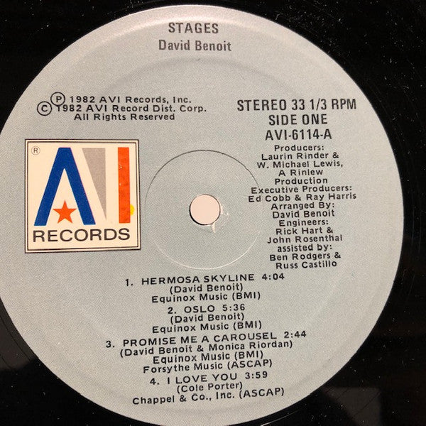 David Benoit - Stages