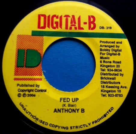Anthony B - Fed Up
