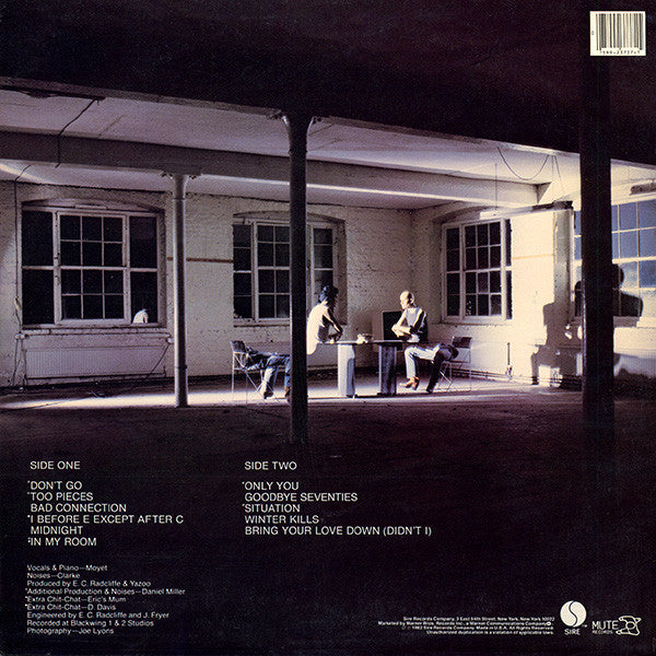 Yazoo - Upstairs At Eric's