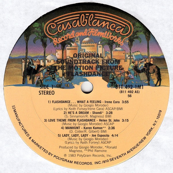 Various - Flashdance (Original Soundtrack From The Motion Picture)