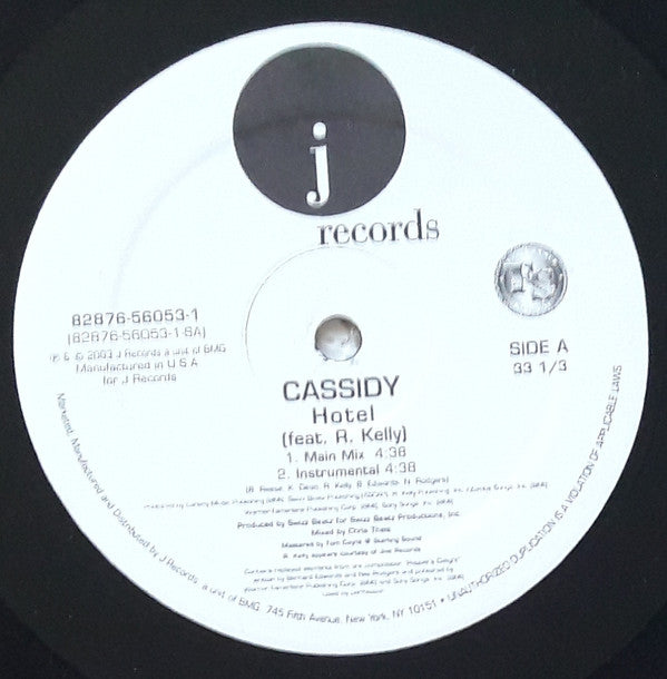 Cassidy Feat. R. Kelly - Hotel